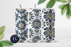 Daisy Floral Pattern | Block Print Daisy Texture Product Image 2