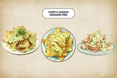 Matcha Nachos Clipart Bundle 4 PNG Product Image 2