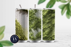 Matcha Powder Texture, Green Matcha Dust Digital Paper Product Image 2