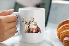 santa claus clipart, christmas clipart sublimation Product Image 2