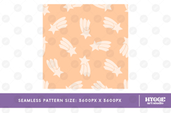 Boho Star Seamless Pattern Nursery Tile PNG DTF Baby Kids Product Image 2
