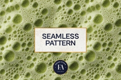 Matcha Foam Pattern, Matcha Froth Texture Digital Paper Product Image 3