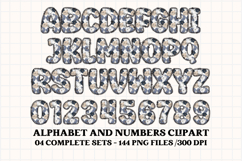 Mothers Day Floral Alphabet &amp; Seamless Patterns PNG Product Image 3