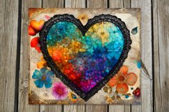 Hearts pattern | 4 Skinny tumbler sublimationd designs 2 Product Image 4