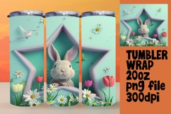 3D Animal Wall Tumbler Wrap - Cute and Funny Product Image 1