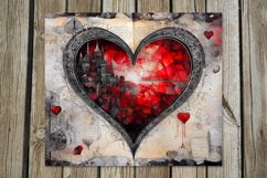 Vintage Hearts | 8 gothic Skinny tumbler sublimation designs Product Image 8