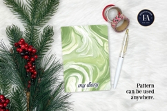 Watercolor Matcha Pattern, Green Wash Texture Product Image 4