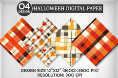 Autumn Plaid Seamless Pattern Digital Paper, Background PNG Product Image 1