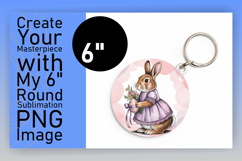 Sublimation Round Design - Dog with American Flag Car Coaste Product Image 1