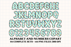 Baby Boy Alphabet PNG Clip Art, baby boy letters doodle Product Image 2