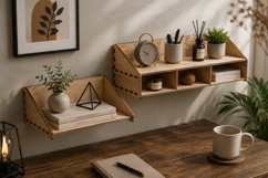 Floating Wall Shelf Laser Cut SVG Product Image 1