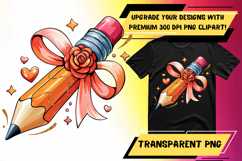 Elegant PNG Design for T-Shirt Projects , Back To School Product Image 1