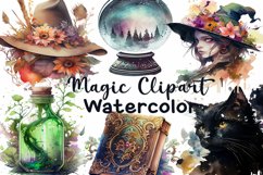 Watercolor Magic Clipart Bundle Product Image 1