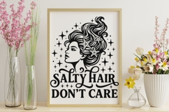 Salty Hair Don’t Care Svg, Summer Vacation Svg, Beach Svg. Product Image 9