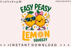 Funny Lemon Summer Positive Bundle Png Product Image 10
