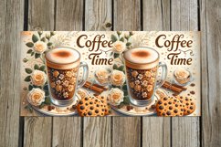 Watercolor Coffee | 4 Mug sublimation designs PLUS2 Product Image 4