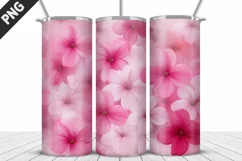 Flowers Tumbler Design | Valentine's Day Tumbler Wrap Product Image 5