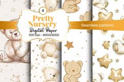Nursery Seamless patterns and Seamless backgrounds Product Image 1