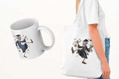 Whimsical Graduation Grandpa Clipart Product Image 3