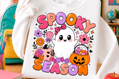 Spooky Season Ghost PNG, Halloween Shirt Product Image 1