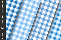 Frostbite Blue Gingham Digital Papers 13 Variations Product Image 5