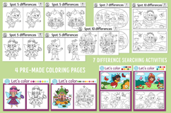Woodland fairy coloring games and activities for kids Product Image 8