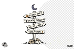 Halloween Signage PNG Clipart Product Image 1