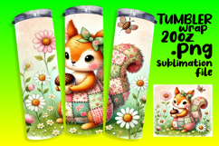 20oz Tumbler Wrap for DIY , Animals Product Image 1