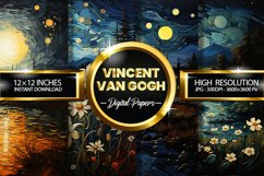 Vincent Van Gogh Digital Papers - 04 Variations Product Image 1