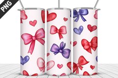 Lovely Hearts Tumbler Design | Valentine&#039;s Day Tumbler Wrap Product Image 5