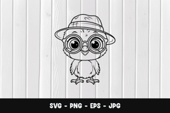 kawaii cute baby bird svg design Product Image 1