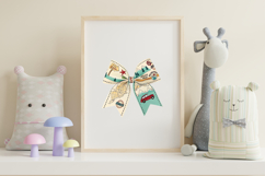 Road Trip Coquette Bow Clipart, road trip bow, coquette bow Product Image 7