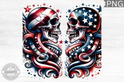 4th of July Skeleton - 4th Of July PNG Design Product Image 1