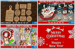 401 Christmas Mega Bundle Laser Cut, 3D Christmas Decoration Product Image 9