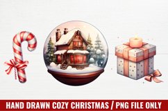 Cozy Christmas Sublimation, Christmas Clipart Product Image 1