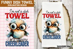 I&#039;m not a dish towel, I&#039;m a culinary cheerleader PNG Product Image 1