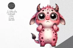 Monster clipart, Halloween clipart, Kids clipart Product Image 1