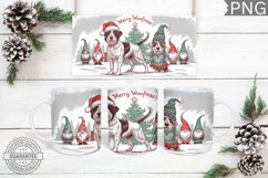 Merry Woofmas Mug Wrap - Christmas Mug Sublimation Product Image 1