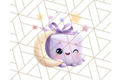 Alien Christmas Clipart, Cute Outer Space Holiday PNG Product Image 4