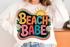 Faux Yarn Summer PNG, Beach Vibes Png Product Image 8