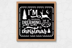 I'm dreaming of a white christmas SVG, Christmas SVG Product Image 3