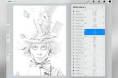 60 Procreate Wonderland Stamp Brushes Product Image 4