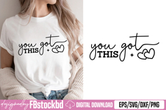 You Got This SVG Product Image 1
