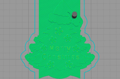 Stl File, Christmas Tree 40 OZ Tumbler, 3D Printinting Product Image 8