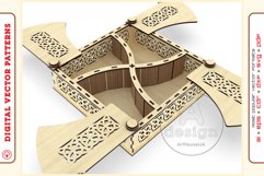 Box Organizer v13 - laser cut file - Glowforge ready SVG Product Image 8