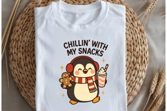 Penguin snack squad png design for T-shirts Product Image 5