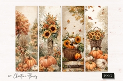 Fall Scene Printable Bookmark | Fall PNG Product Image 2