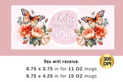 Butterfly Mug Sublimation Mug Wrap Product Image 2