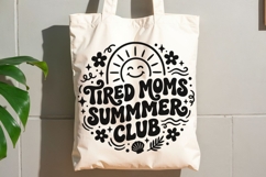 Tired Moms Summer Club Svg, Summer Mom Svg, Moms Club Svg. Product Image 9