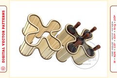 Wine Shelf v4 - laser cutting file - Glowforge ready SVG Product Image 8